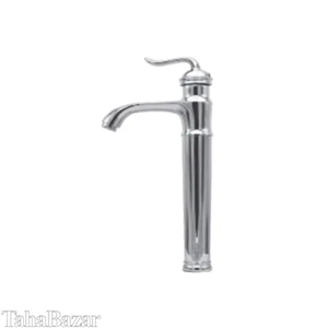 شیر روشویی بلند تهران برنز مدل بامبو کروم