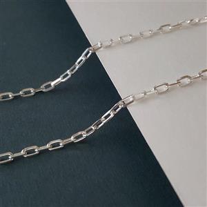 زنجیر نقره مردانه عیار 925 - 63 سانت - کد 11-w9 