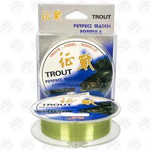 نخ ماهیگیری  Trout تروت ۱۰۰ متر سایز ۰٫۱۴
