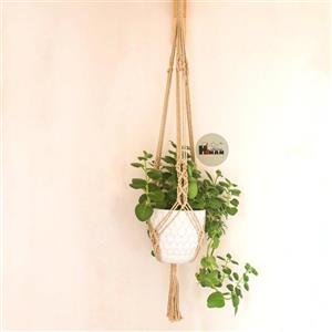 گلدان آویز مکرومه 2