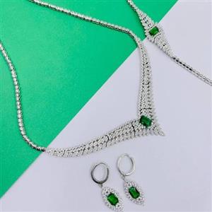 سرویس نگین رنگی نقره