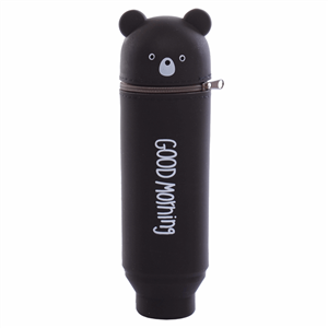 جامدادی کپ مدل خرس Cap Bear Silicon  Pencil Case