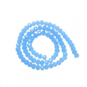 سنگ کریستال سایز 6 آبی روشن براق (مهره دستبند کریستالی)