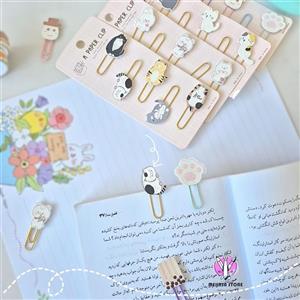 نشانگر کتاب و جزوه فانتزی یا بوک مارک آهنربایی یا بوکمارک مگنتی فانتزی طرح حیوانات
