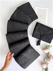 شال ژاکارد مشکی