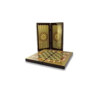 صفحه شطرنج و تخته نرد گالری نفیس طرح خاتم مینیاتور طول 50 سانتیمتر 