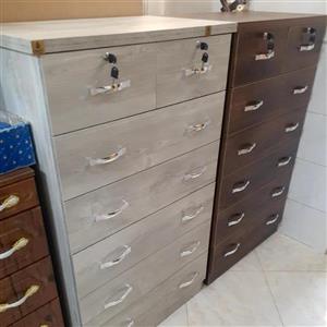 دراور 7 کشو ملامینه رنگ بندی دارد (ارسال با باربری و پس کرایه میباشد )