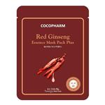 ماسک ورقه ای Cocopharm مدل جنسینگ قرمز  Red Ginseng حجم 25 میلی لیتر