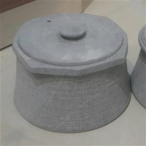 دیگ سنگی 10 نفره آبگوشت  (دیزی سنگی )+ هدیه زعفران ساب 