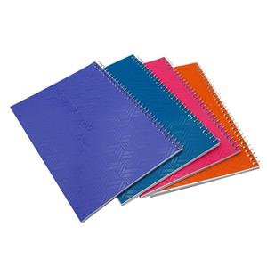 دفتر 50 برگ سیمی ساده ( رنگ قرمز )\n