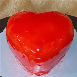 مینی کیک عشق طرح قلب