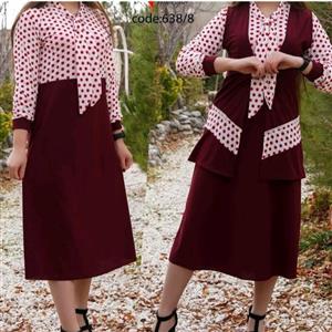 مانتو دو تیکه. سارافون دو تیکه . مجلسی . بلوز و سارافون