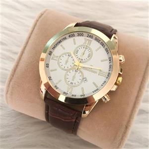 ساعت رومانسون بند چرمی مردانه