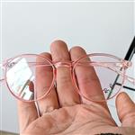 عینک طبی زنانه گلبهی شفاف