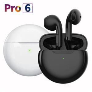 هدفون بلوتوثی (بی سیم) مدل pro 6 plus رنگ سفید طراحی ارگونومیک و خاص