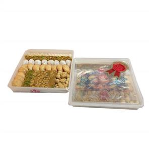 شیرینی مخلوط با ظرف نازک حاج خلیفه علی رهبر یزد