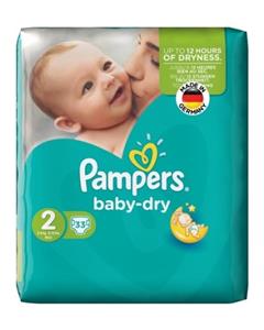 پوشک کامل بچه Pampers(آلمانی), حاوی لوسیون، سایز 2 (33 عددی) 