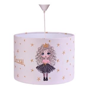 لوستر اتاق کودک طرح دختر مو فرفری کد 2186