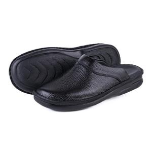 صندل چرم مردانه در دو رنگ مشکی و عسلی