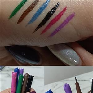 خط چشم ماژیکی رنگی 