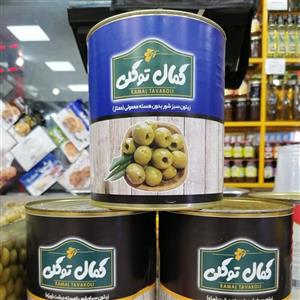 زیتون سبز شور  بدون هسته معمولی (ممتاز) 1500 گرمی خالص
