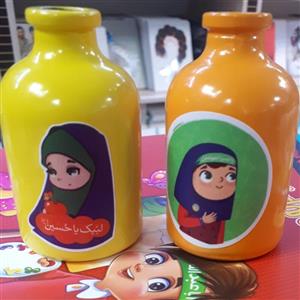 گلدان رنگی با ذکر اهل بیت و کودک