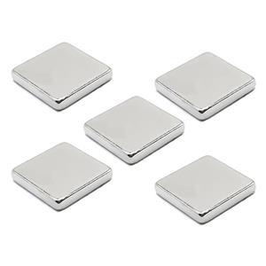 آهن ربا نئودیمیوم بلوک10x10x2  mm بسته 5  عددی-جذب بالا و قوی (مکعب یک سانتی)