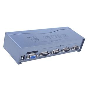 اسپلیتر VGA یک به چهار پورت دیتک مدل DT 7504 Dtech 1 to 4 Splitter 