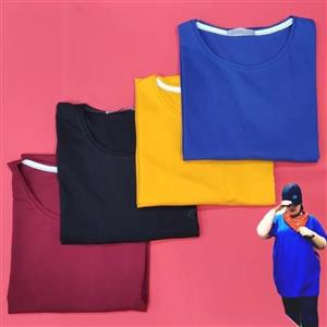 تیشرت نخ و پنبه با کیفیت سایز بزرگ