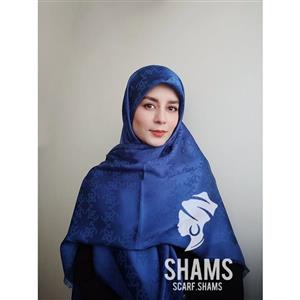روسری ژاکارد آبی