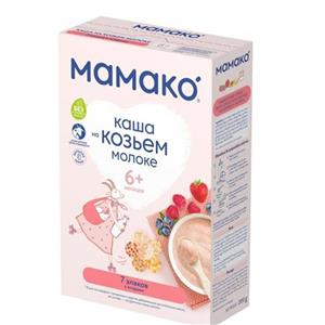 سرلاک توت فرنگی، تمشک، بلوبری هفت غله به همراه شیر بز ماماکو mamako 