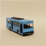 ماکت فلزی اتوبوس شرکت واحد عقبکش موزیکال  در 4 رنگ مختلف رنگ آبی  طول 15 سانتی متر