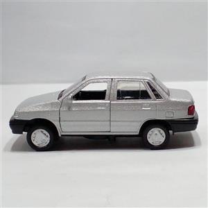 ماکت پراید نقره ای فلزی