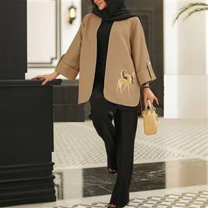 کت مازراتی. کت تک طرح اسب. کت زنانه مجلسی. کرم سفید مشکی سرخابی سبز  آبی یاسی خاکی. فری سایز
