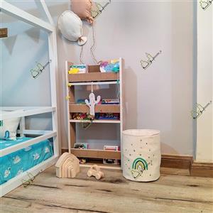 باکس پارچه ای  نظم دهنده و کوسن  اتاق کودک
