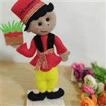 عروسک های نمدی حاجی فیروز،ویژه نوروز با رنگ‌بندی دلخواه