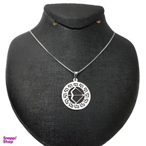 گردنبند نقره ترمه مدل ماه تولد آذر