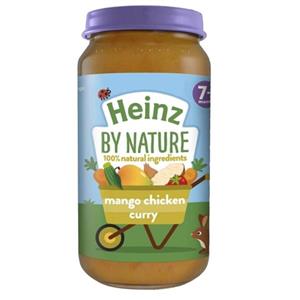 پوره سوپ انبه و مرغ و ادویه کاری 200گرمی +7 هاینز انگلیس Heinz بدون شیر