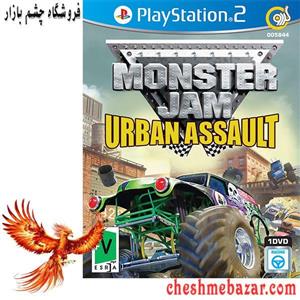 بازی Monster Jam Urban Assault مخصوص PS2 Monster Jam Urban Assault For PS2 Game