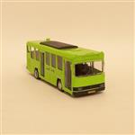 ماکت فلزی اتوبوس شرکت واحد عقبکش موزیکال  در 4 رنگ مختلف رنگ سبز  طول 15 سانتی متر