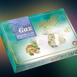 گز مخلوط 18% پسته و بادام صادراتی