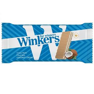 ویفر WinKers کلاسیک با کرم نارگیلی 5 بسته 30 عددی