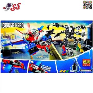 لگو هواپیما و ربات ونوم و اسپایدرمن برند لاری LARI 11500