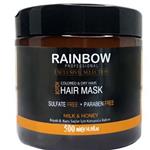 رین بو ماسک مو بدون سولفات رینبو شیر عسل برای موهای خشک و رنگ شده حجم 500 میل