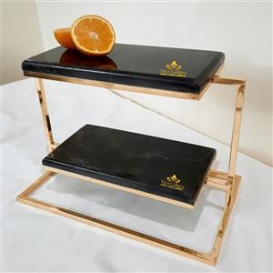استند مزه دو طبقه مستطیل سنگی (استند ایفل) 