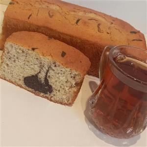 کیک عصرانه دورنگ