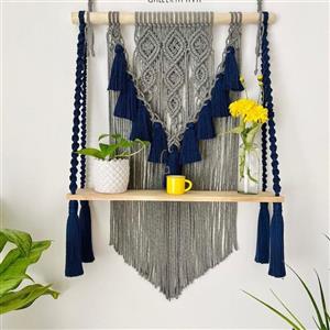 شلف مکرومه طرح رزا مخصوص 7 سین عید