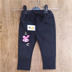 شلوار جین راسته بچه گانه در 2طرح سایزبندی از 40تا 65