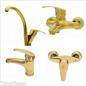 ست شیرآلات تهران برنز مدل آرمان طلایی