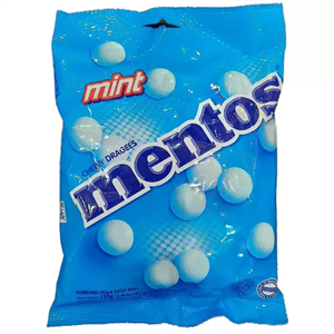 تافی منتوس نعناعی دراژه جویدنی mentos chewy dragees mint